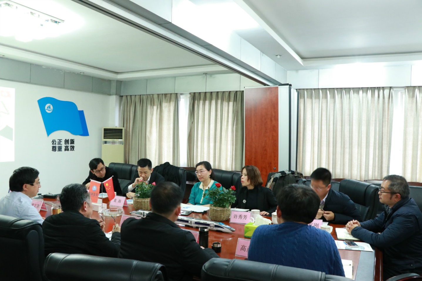 宏华集团领导莅临汉正检测调研指导
